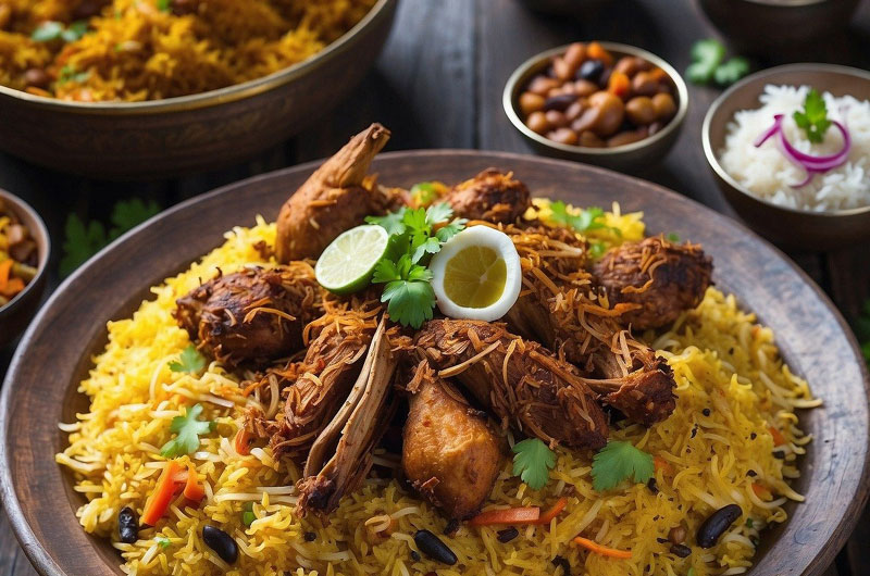 Signature biryani dishes